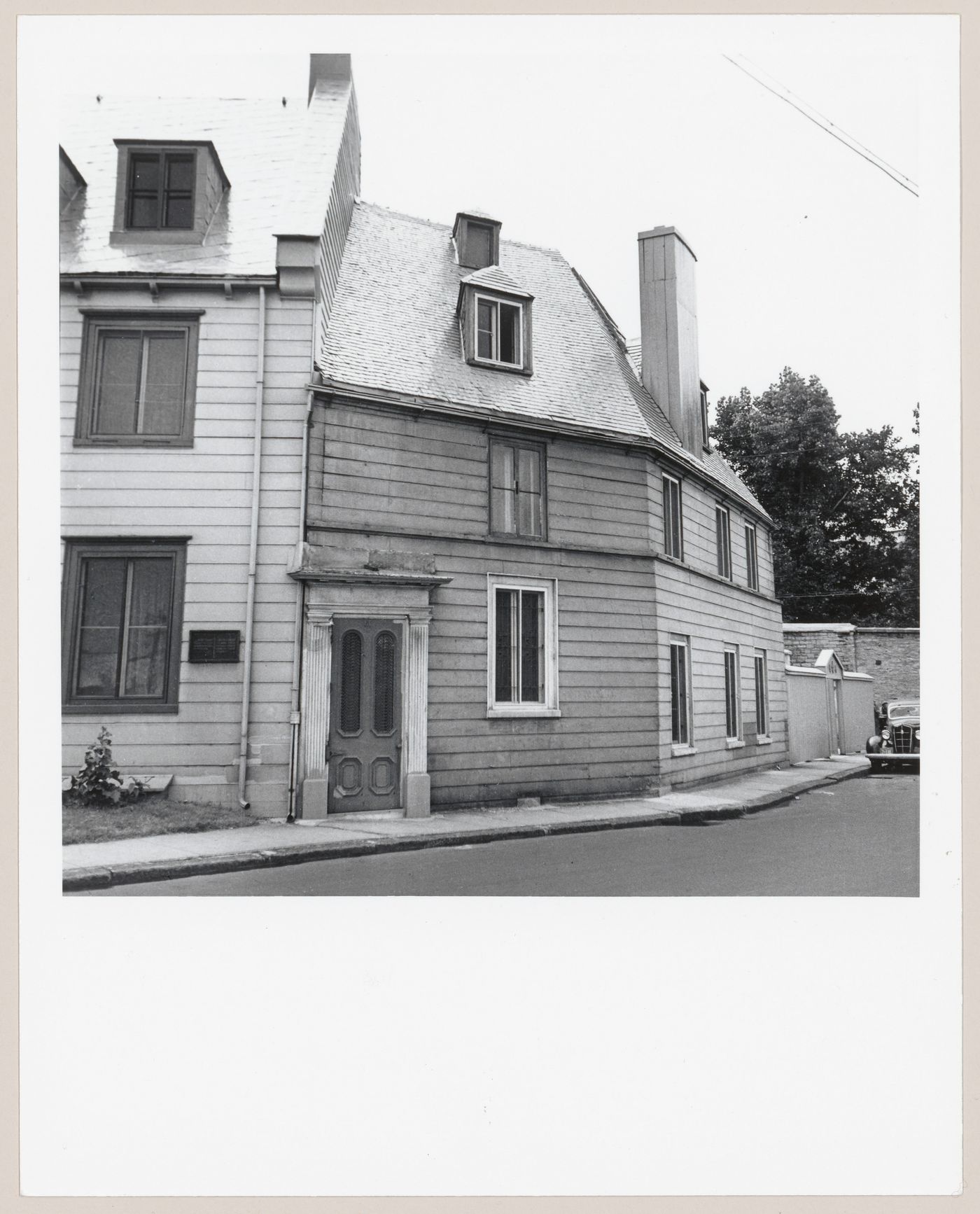 Maison sur la  rue des Remparts, Vieux- Québec, Québec