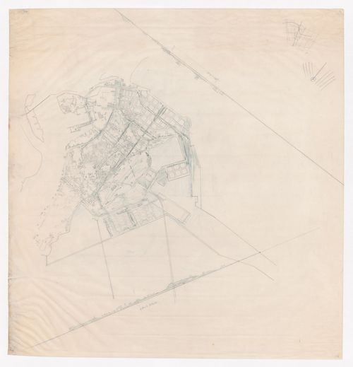 Plan for Plano de Expansão da Cidade de Macau (Areia P. e Porto E.) [Macau City expansion plan], Macau, China