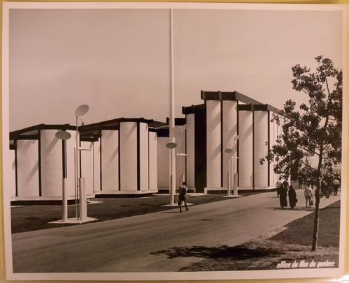 View of the Pavilion of Quebec Industries, Expo 67, Montréal, Québec