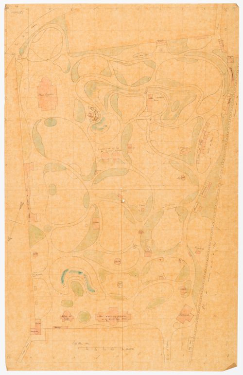 Zoological garden, Antwerp: Plan