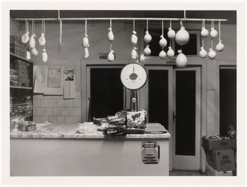 Interior of a food store, Basilicata, Italy