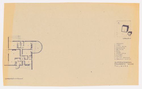 Plan for the House for Superintending Engineers T7 in Talwara, India