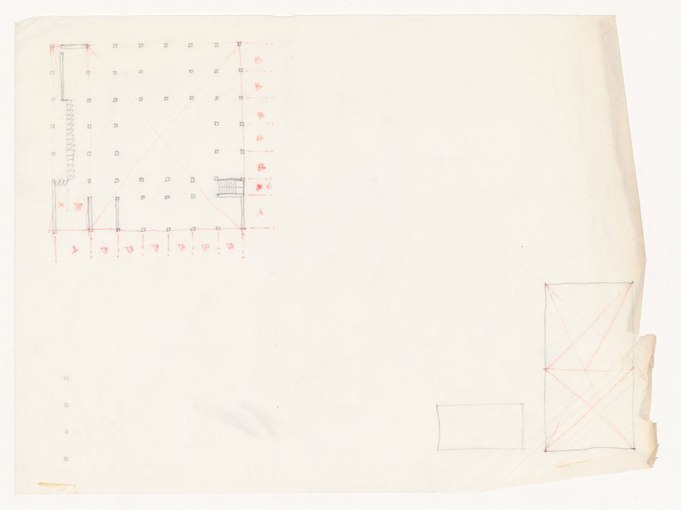 Sketches for House VI, Cornwall, Connecticut