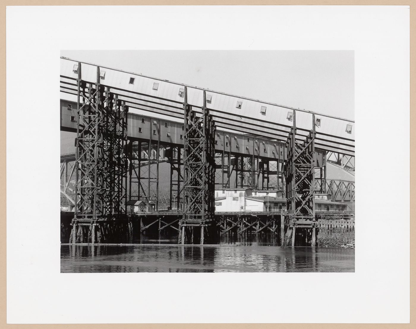 Loading conveyors, Alberta Wheat Pool, Vancouver, British Columbia, from the series The Forms of Canadian Industrial Architecture