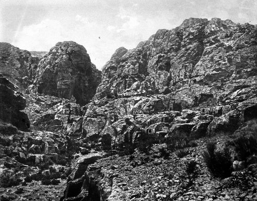 View of an archeological site near the Dead Sea, Israel