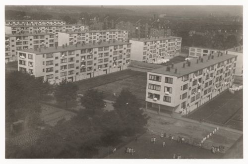 Study of a housing project for a documentary film with the working title 'Frankfurter Siedlungen' [Frankfurt Housing Complexes], Frankfurt am Main, Germany