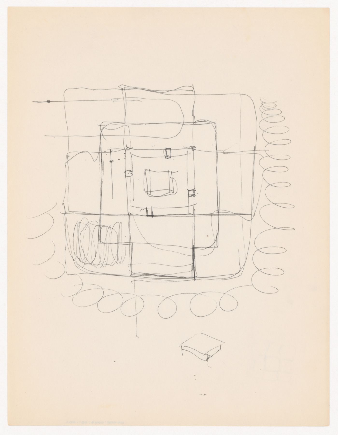 Sketch plan for Texas House 1