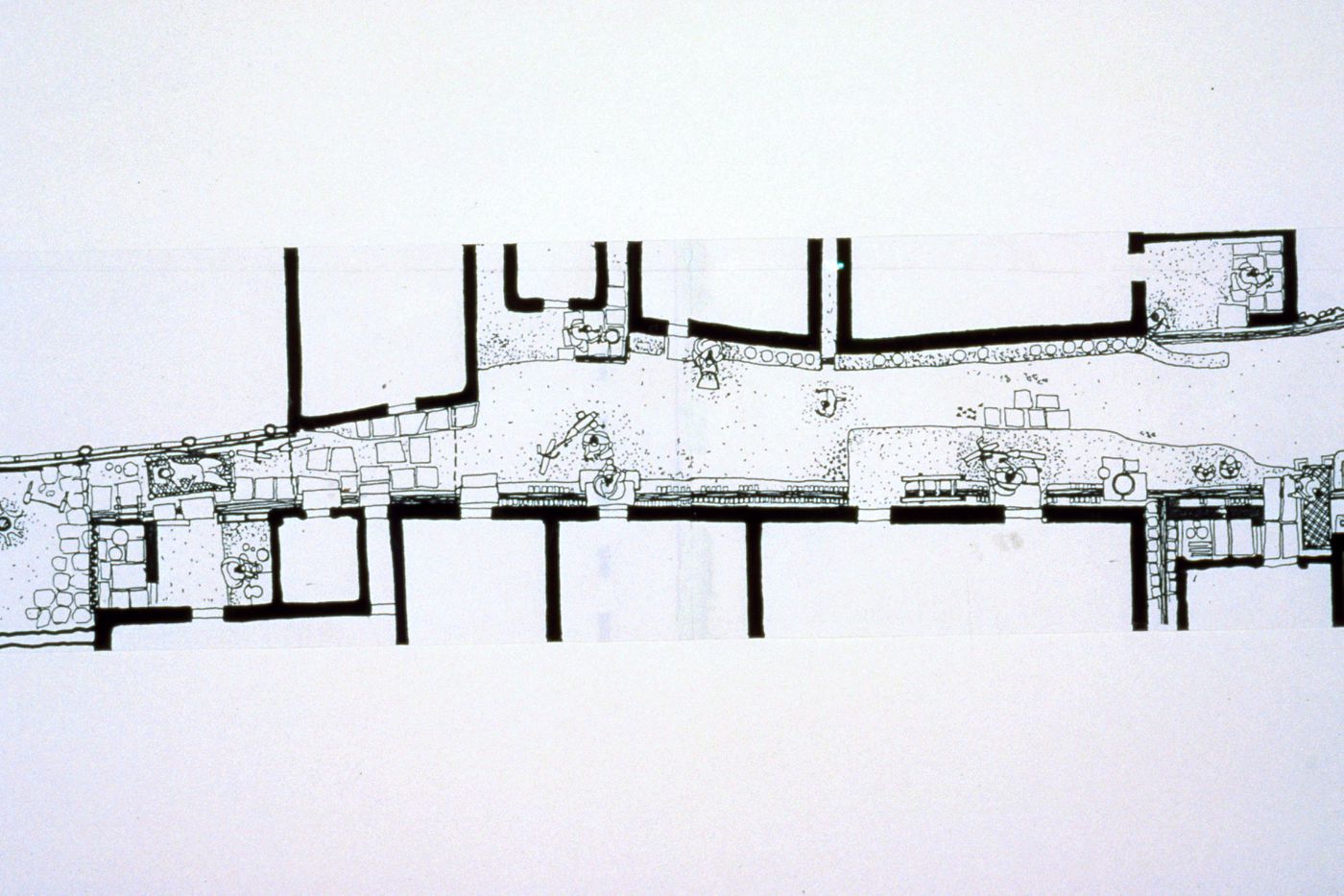 Plan of street used for the Human Settlement Training Package "Package 1: Planning guidelines"