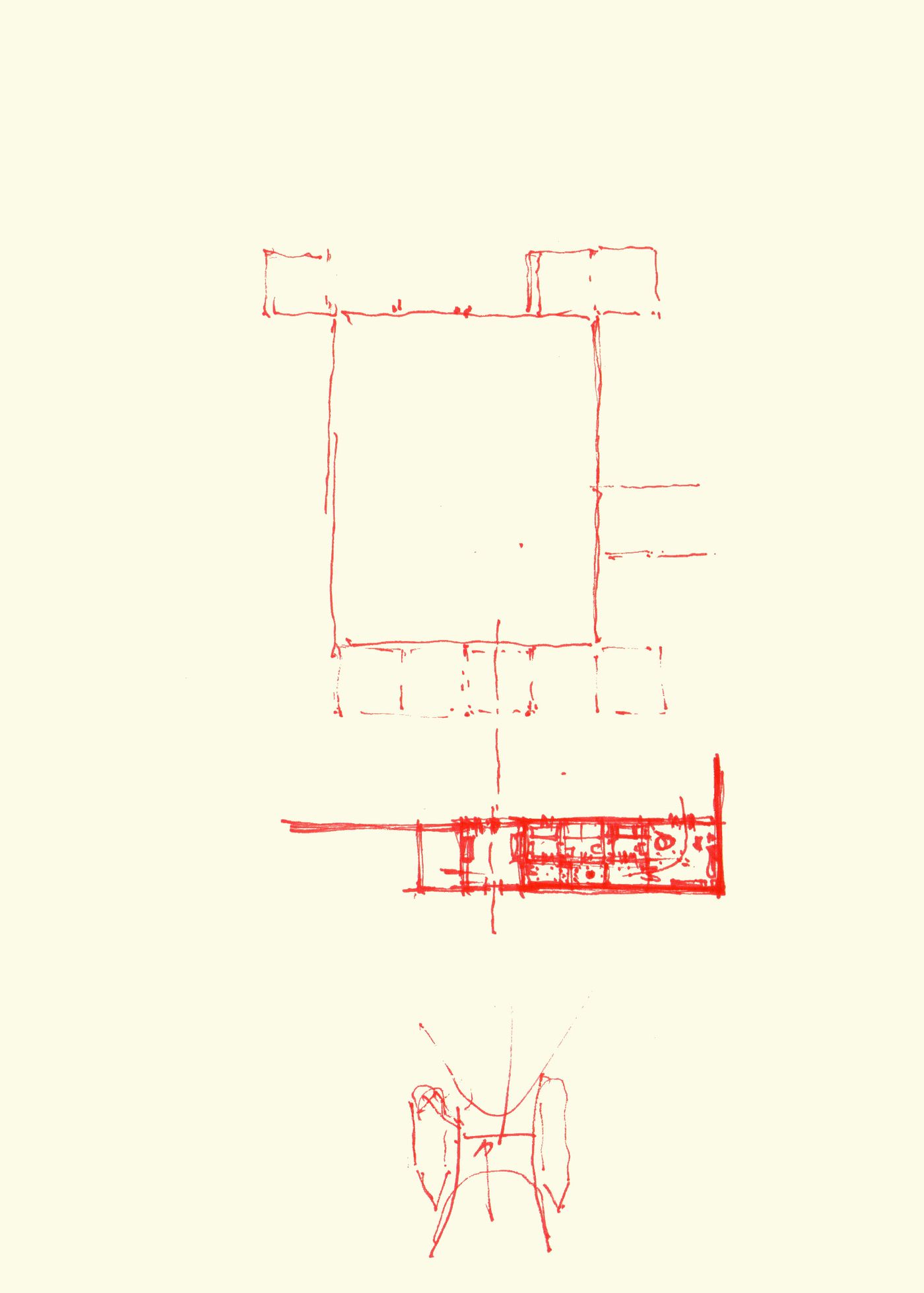 House in Chennai : sketch