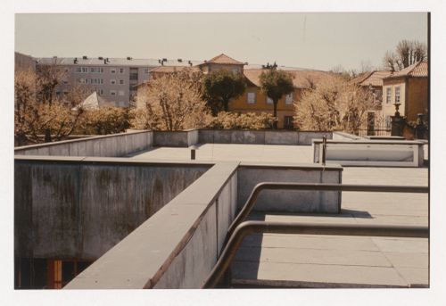View of roof of Casa Manuel Magalhães, Porto