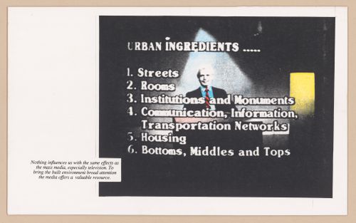 Untitled work for the essay "The Positive and Negative Influences of Electronic Systems on Architecture"