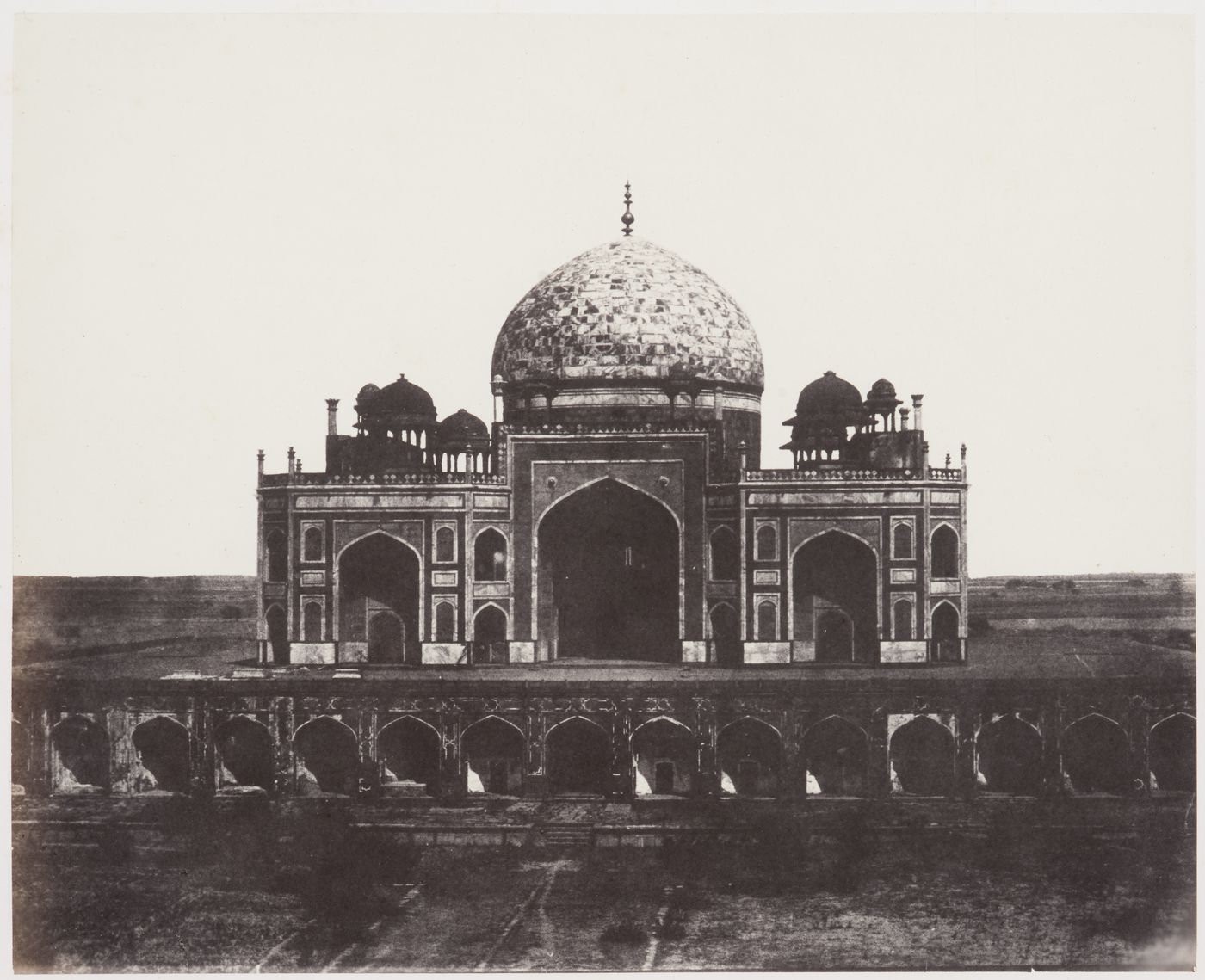 View of Humayun's Tomb, Delhi (now Delhi Union Territory), India