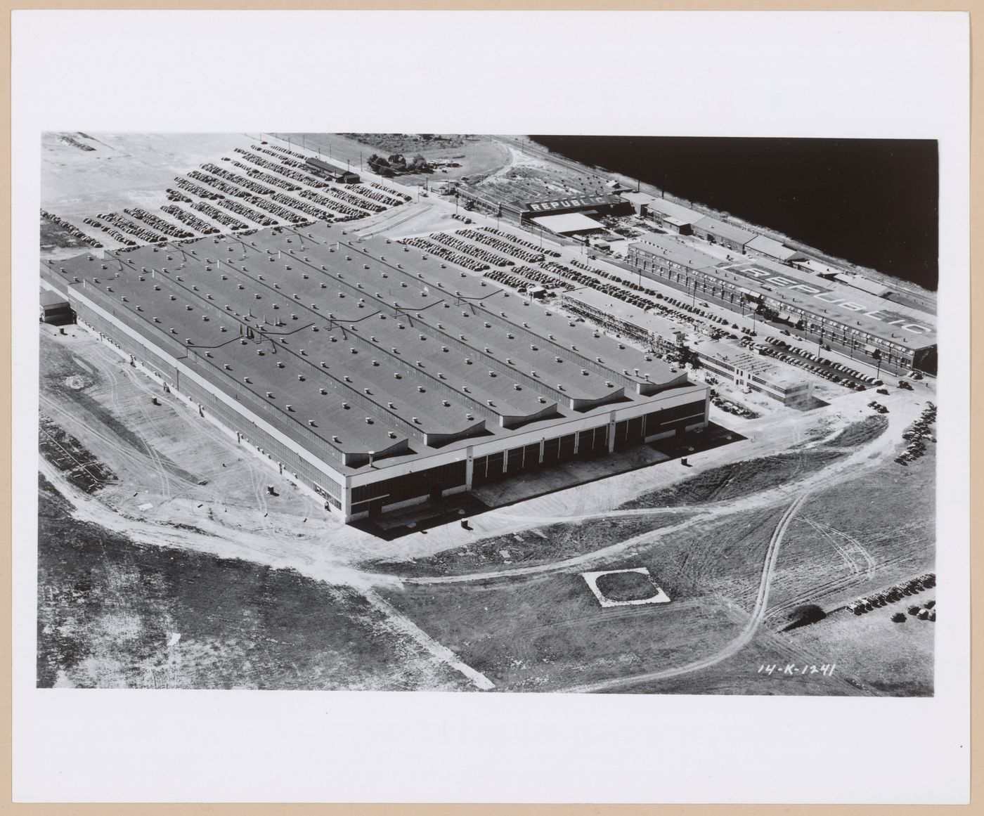 Aerial view of the Republic Aviation Corporation Assembly Plant, Farmingdale, New York
