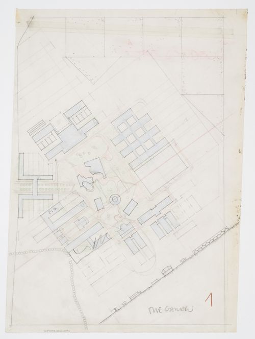 Bayer AG Headquarters, Monheim, Germany: alternative site plan 1, "The Garden"