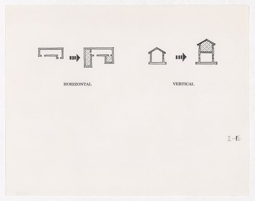 Illustration showing building extensions for the Sichuan housing project for "Housing a Billion: Village Upgrading: Jianlu, China" publication