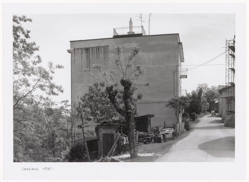 View of a street in Ceredolo dei Coppi, Reggio Emilia, Italy