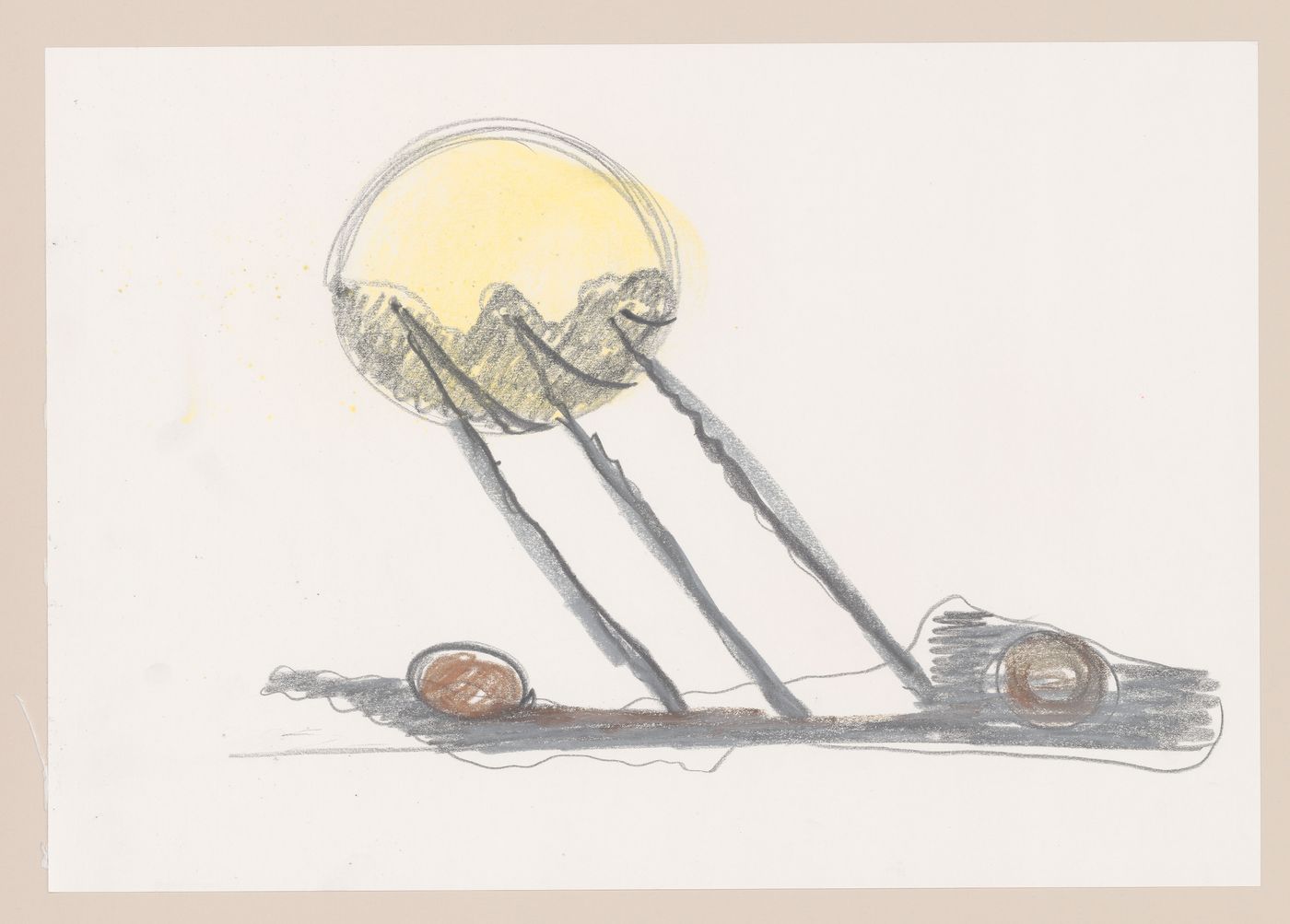 Sketch (from the project-file "Sketches and drawings on various projects, including lamp designs, 1970s-1980s")