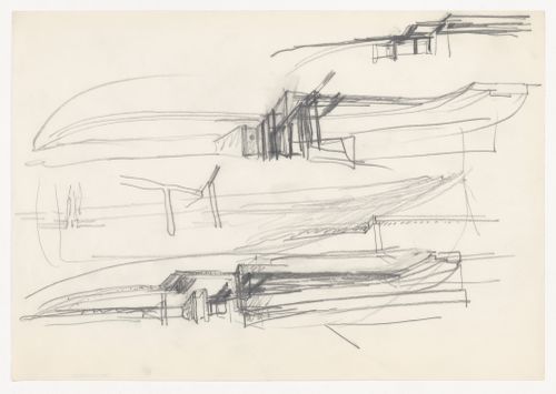 Sketches for Banco Borges & Irmão II [Borges & Irmão bank II], Vila do Conde, Portugal