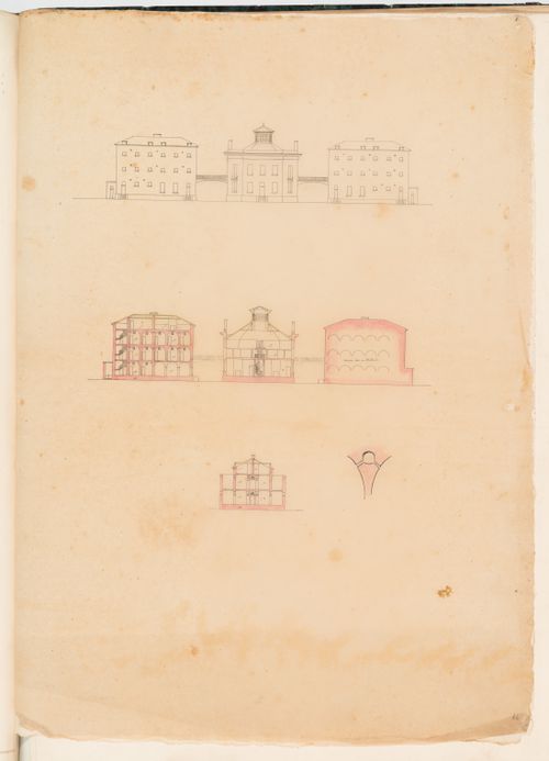 Ipswich County Goal [?], England: Elevation and sections