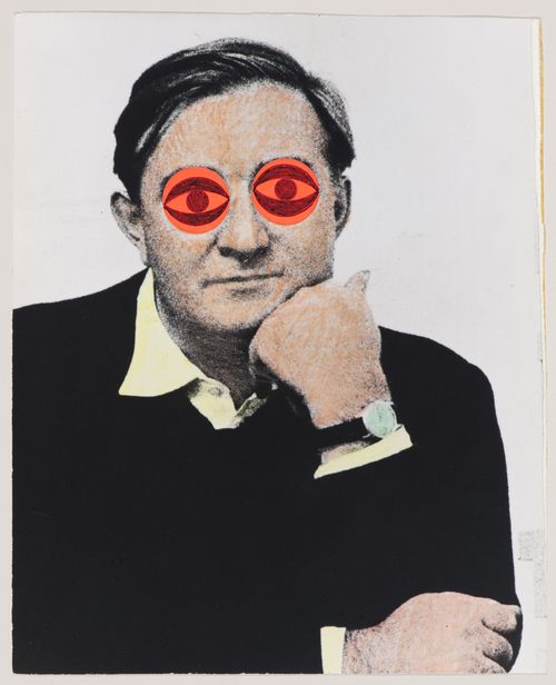 Manipulated photograph of James Stirling