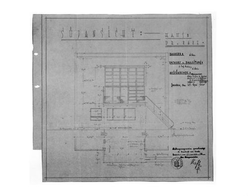 Dr Rabe House, Zwenkau -Sudansicht (south view)