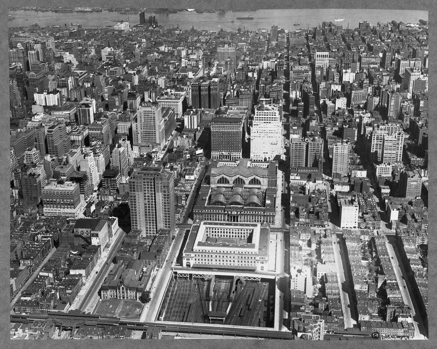 Plate from album ''New York City and environs: aerial views of various sites, New York City, New York''