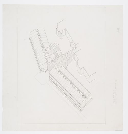 Olivetti Training Centre, Haslemere, England: axonometric