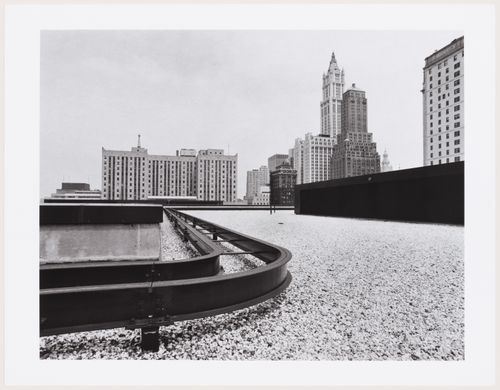 World Trade Center: Views from the building roof, Manhattan, New York City, New York