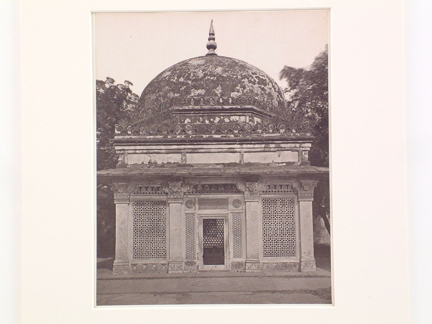 View of Iman Zamin's Tomb, Quwwat al-Islam [Might of Islam] Mosque Complex, Delhi, India