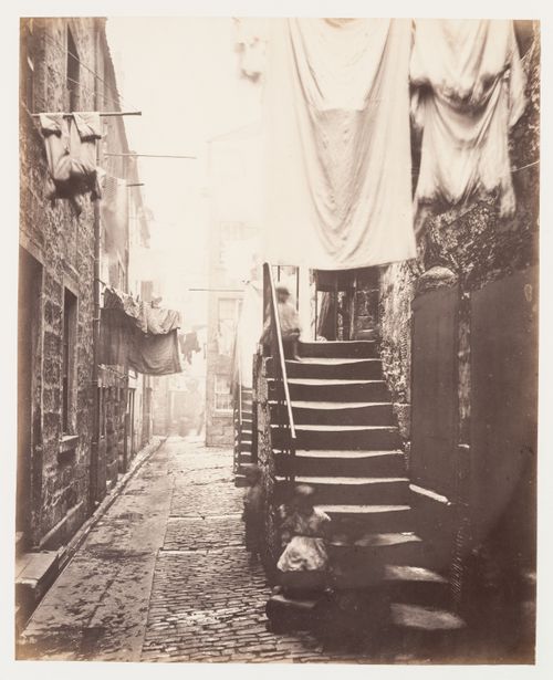 View of Close No. 93, High Street, Glasgow, Scotland