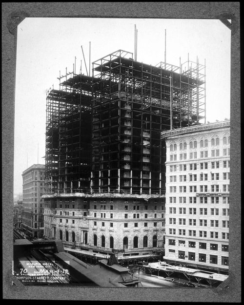 Plate from album ''Hotel McAlpin, New York City 1911-12''