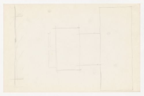Sketches, probably sectional details for the Metallurgy Building, Illinois Institute of Technology, Chicago