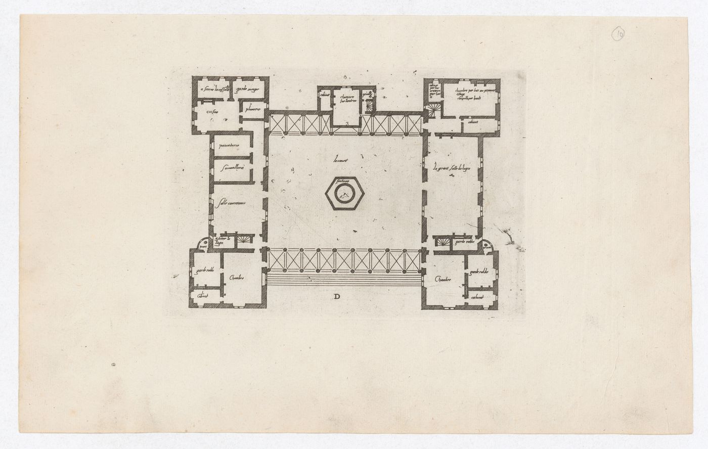 Plan for château D