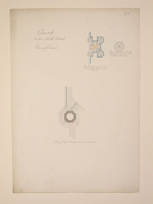 Church - New North Road - No. 8 Plans of Tower