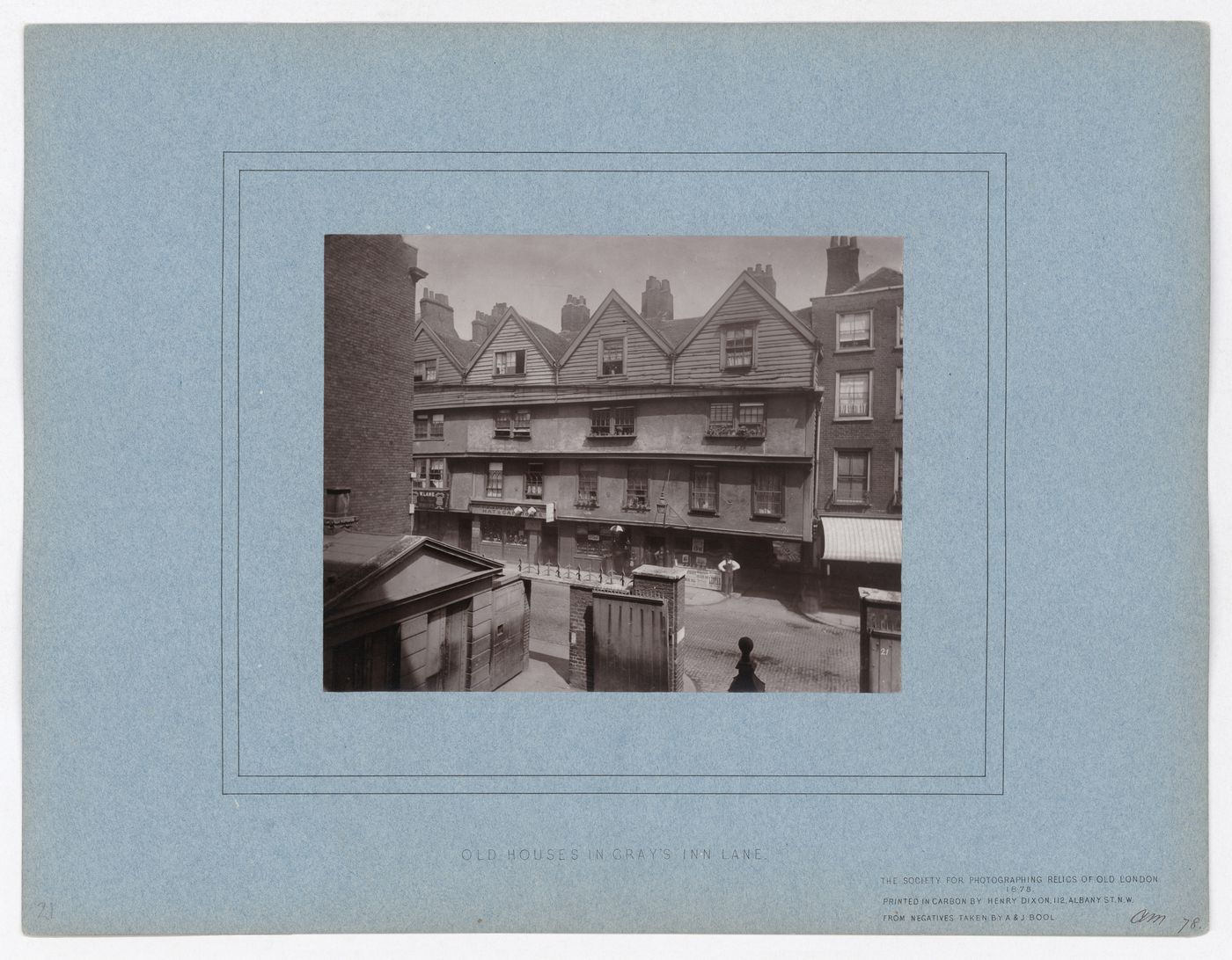 Old houses in Gray's Inn Lane