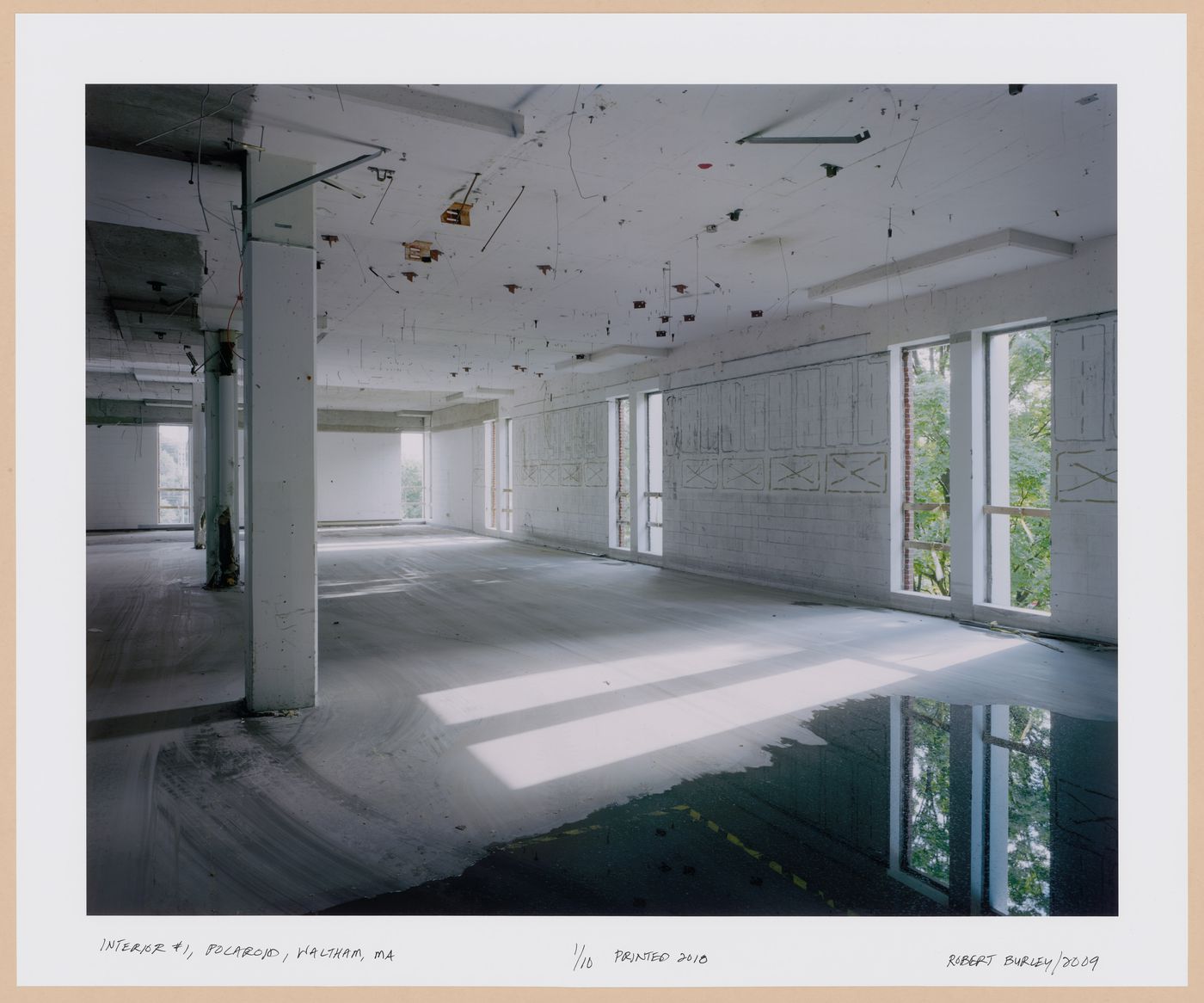 The Disappearance of Darkness Series: Interior #1, Polaroid Headquarters, Waltham, MA, United States