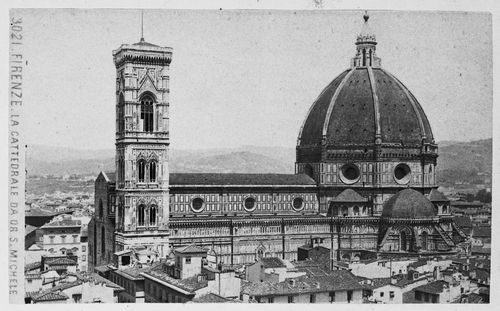 Plate from album ''Accordion-Fold Views of Florence, Italy''