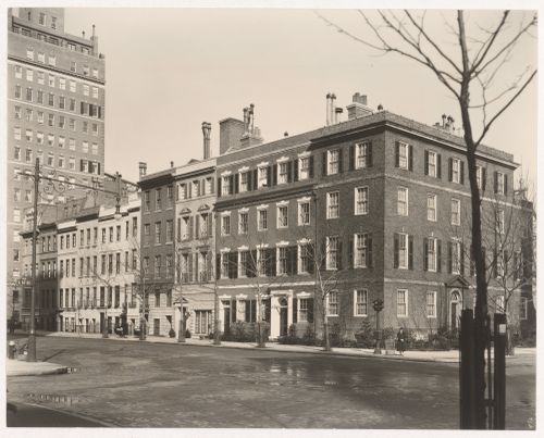 Intersection of Sutton Place and E. 57 Street, view northeast, New York City, New York