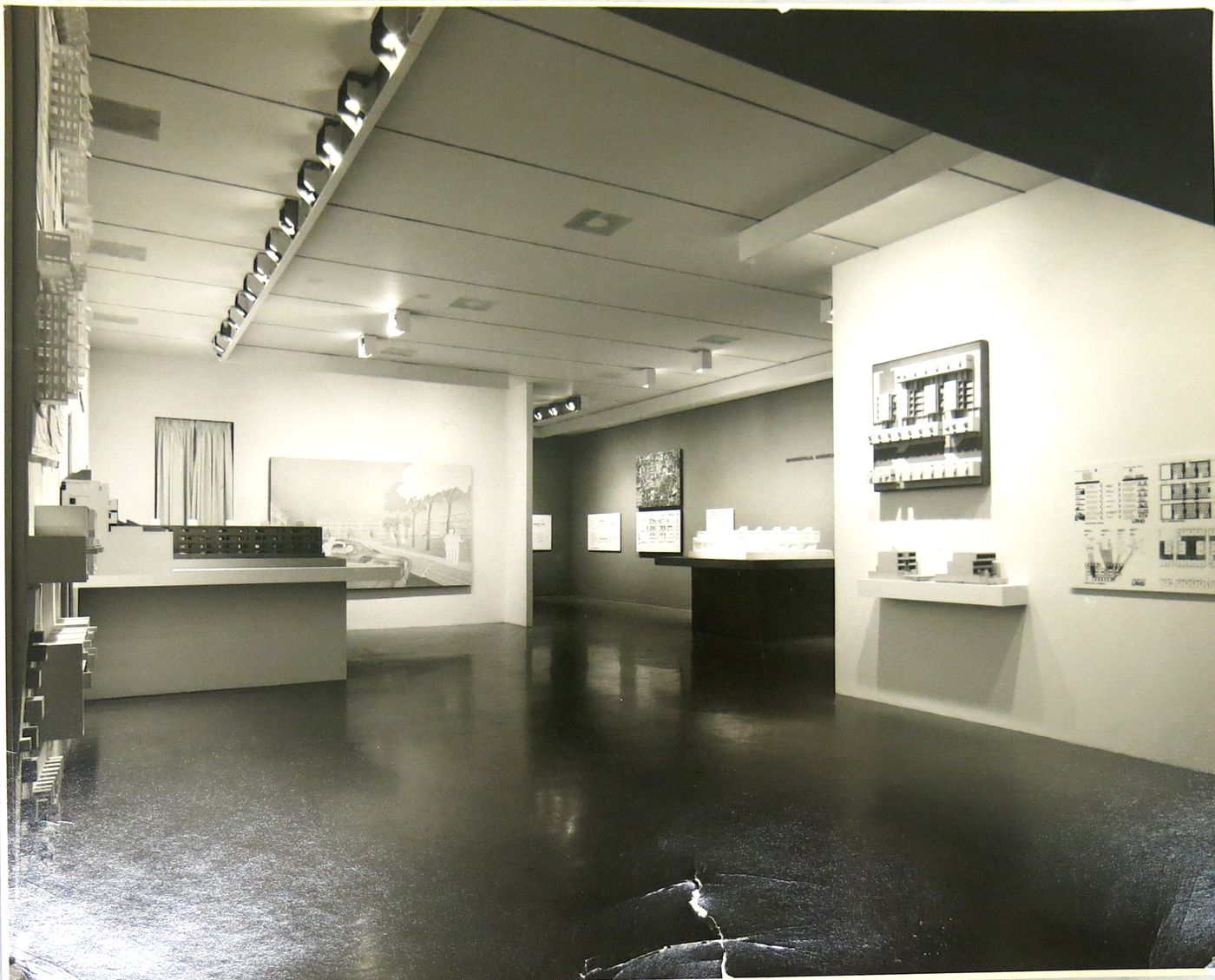 Photograph of the Low Rise High Density MoMA exhibition