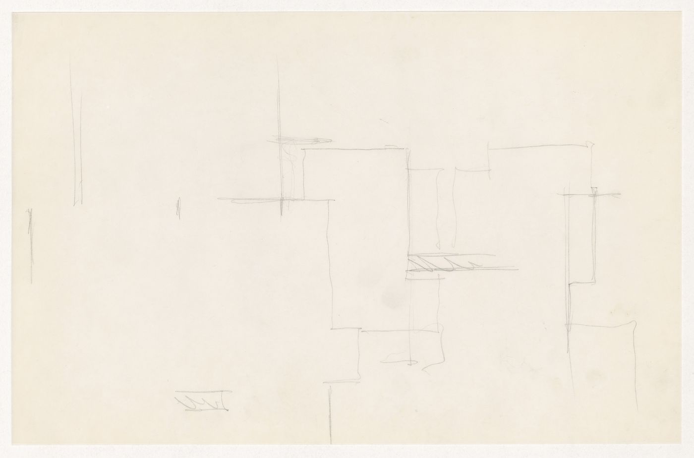 Sketch sectional detail for the Metallurgy Building, Illinois Institute of Technology, Chicago