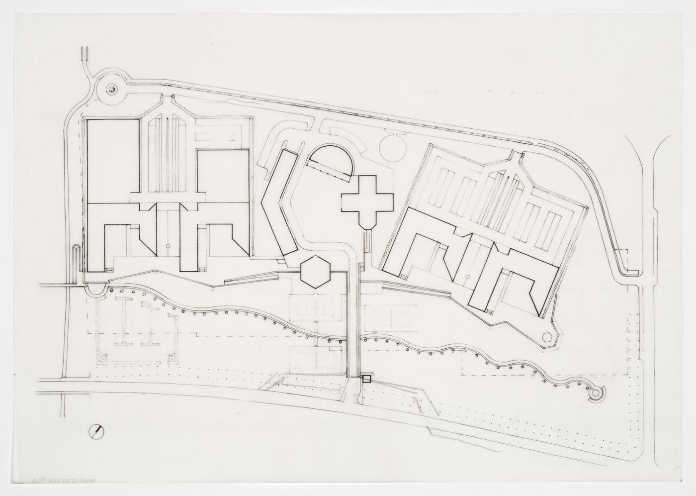 British Telecom National Networks Headquarters, Milton Keynes, England: plan