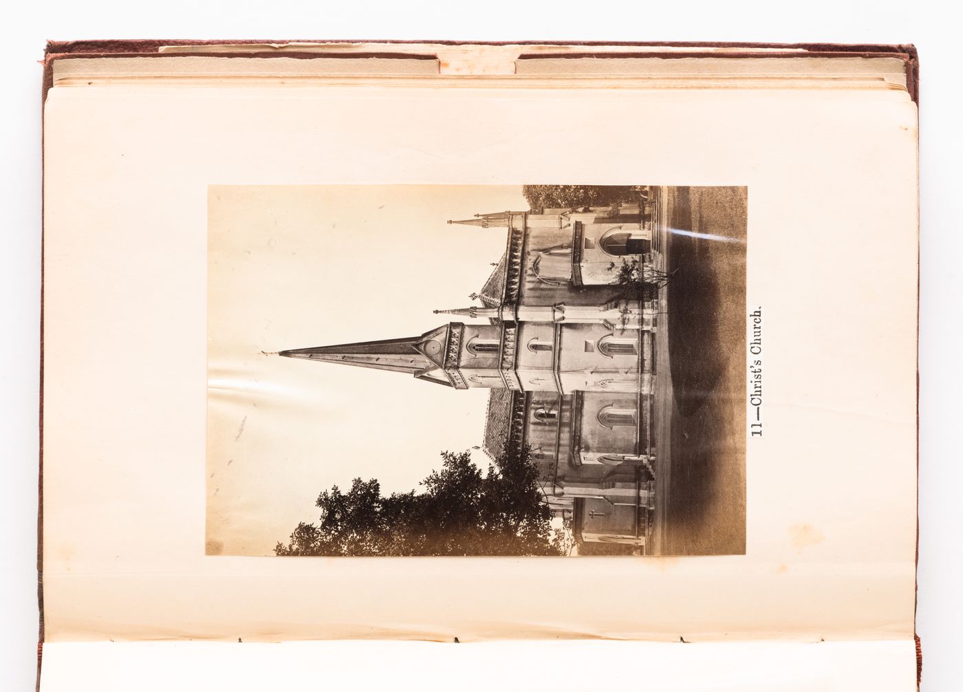 View of the principal façade of Christ Church, Lucknow, India