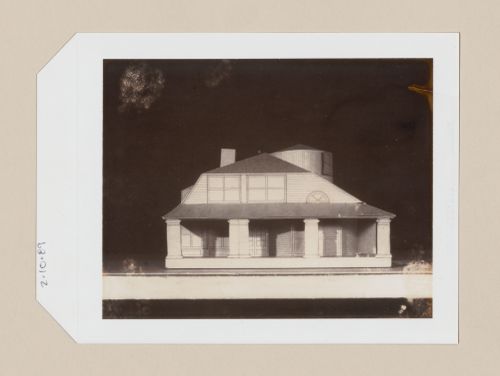 Study model for the Hanks-Paré Residence, Tuxedo Park, New York