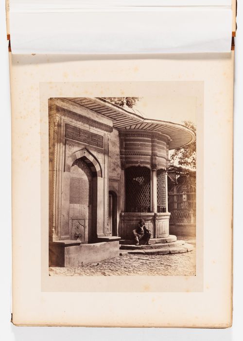 Partial view of a fountain, Constantinople (now Istanbul), Ottoman Empire (now in Turkey)