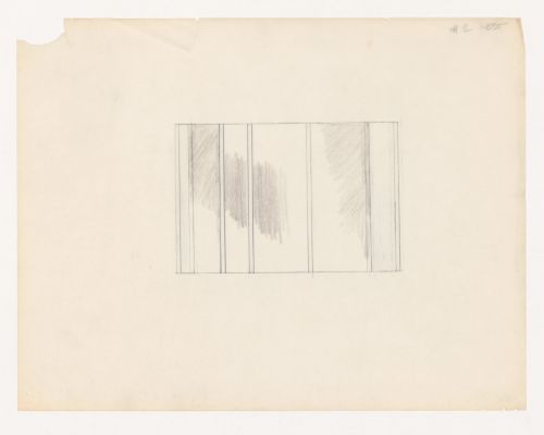 Sketch elevation for House VI, Cornwall, Connecticut