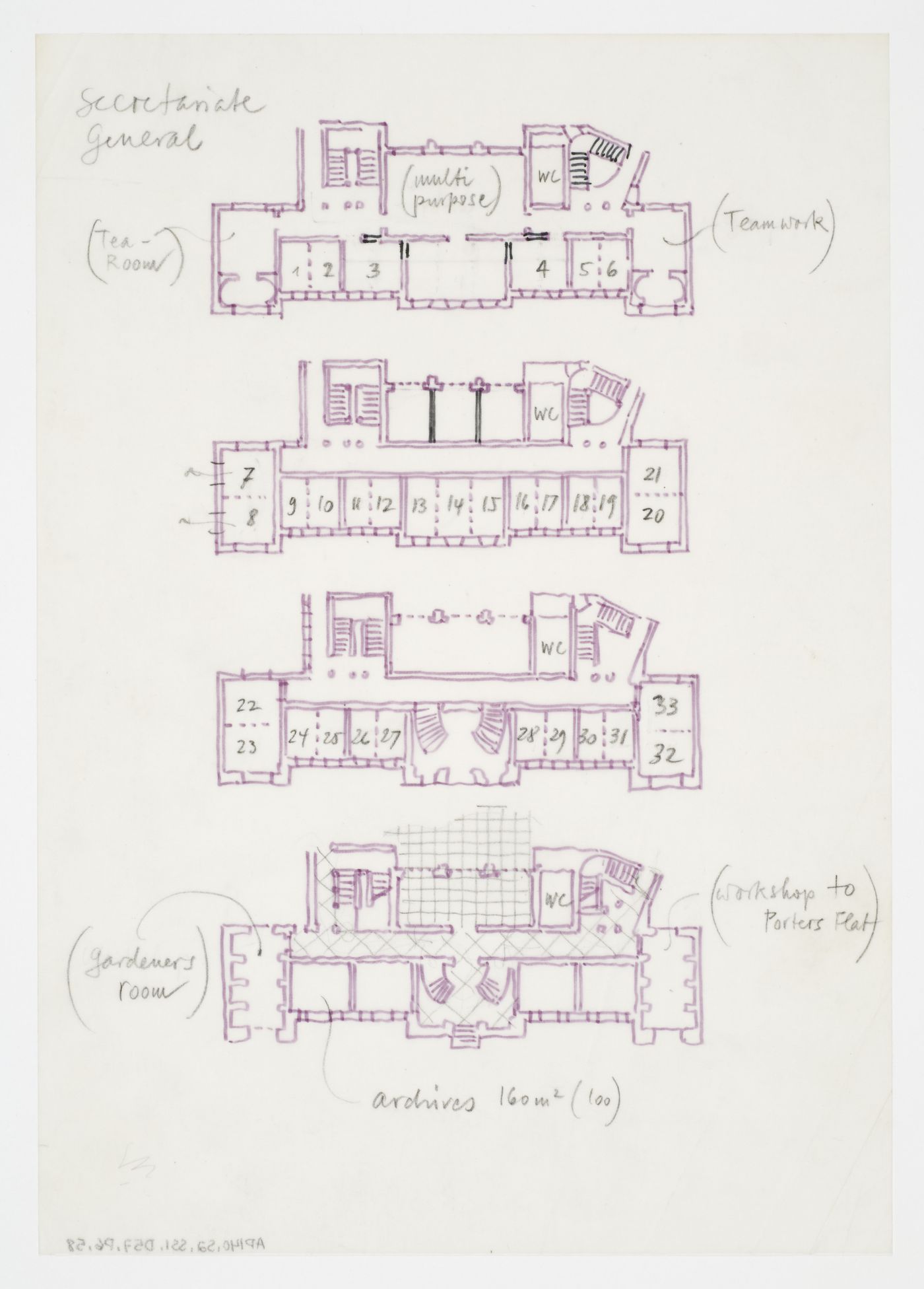 Wissenschaftszentrum, Berlin, Germany: plans