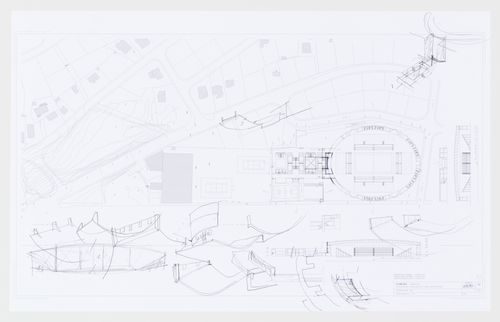 Site plan, Pavilhão Multiuso, Vigo, Spain, 1997