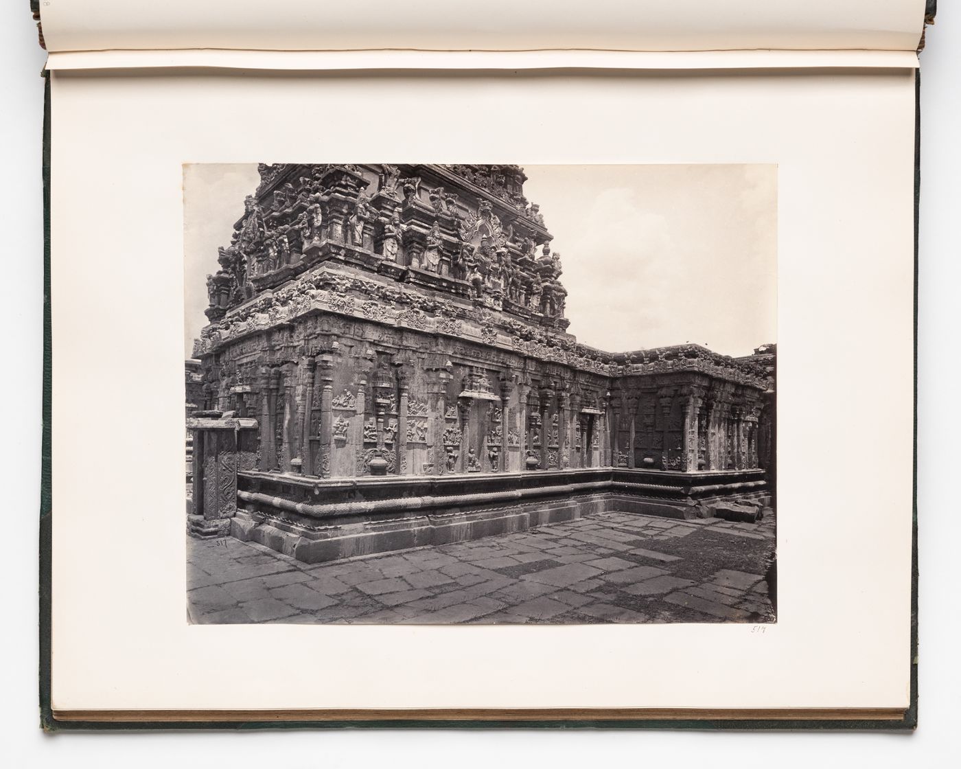 View of the base of the Chintala Venkataramana Murti temple, Tadpatri, India