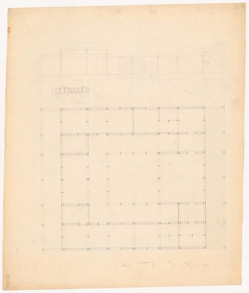 Plan and elevation for Texas House 3