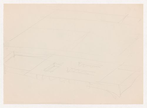 Axonometric sketches for Museum for a Small City